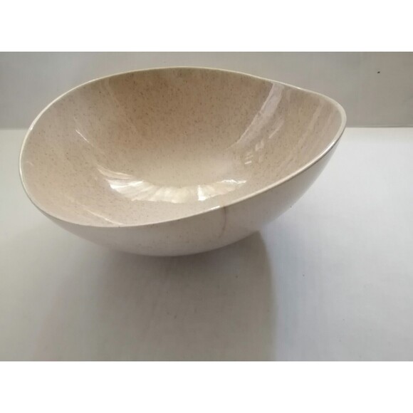 60s Large Salad Bowl Serving Dish Atomic Space Age Design By Red Wing USA - Picture 7 of 9